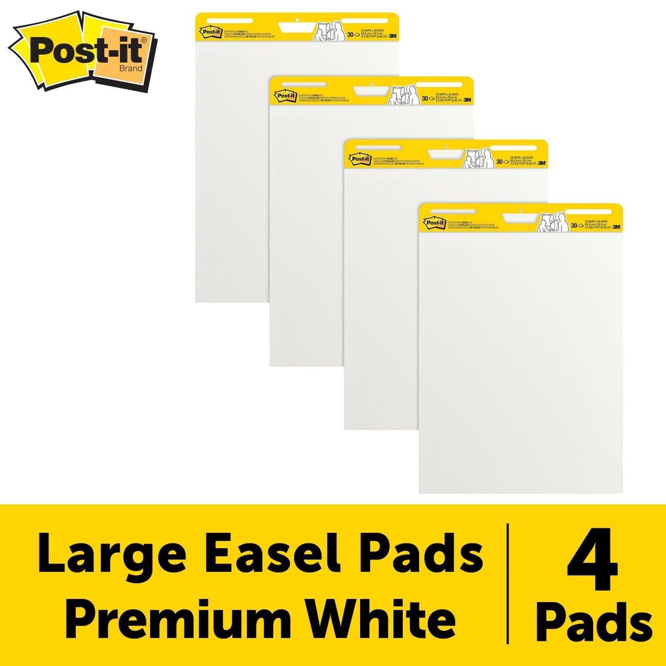 Post-it(R) Easel Pad 559 VAL 4PK, 25 in x 30.5 in