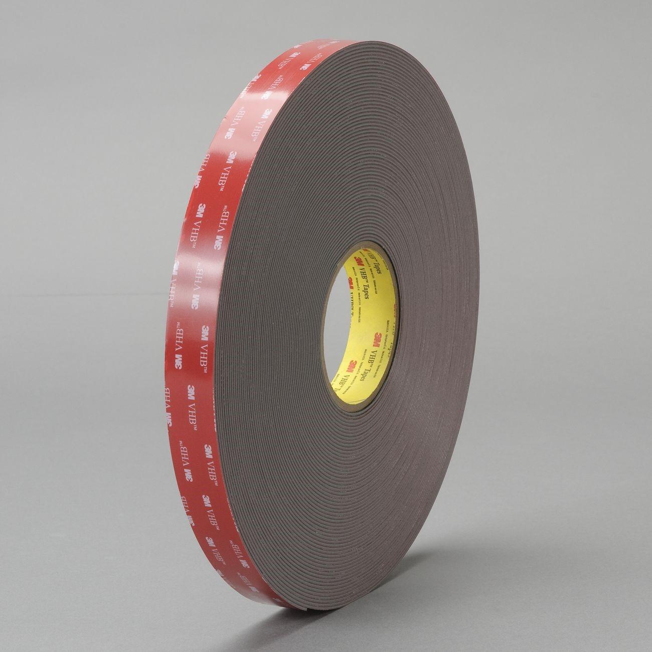 21200-56381 3M VHB Tape 4919F Black Sm Pack,3/4"x 72yd 25.0 mil