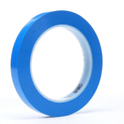 3M Vinyl Tape 471 Blue, 1/4 in x 36 yd, 144 per case Bulk