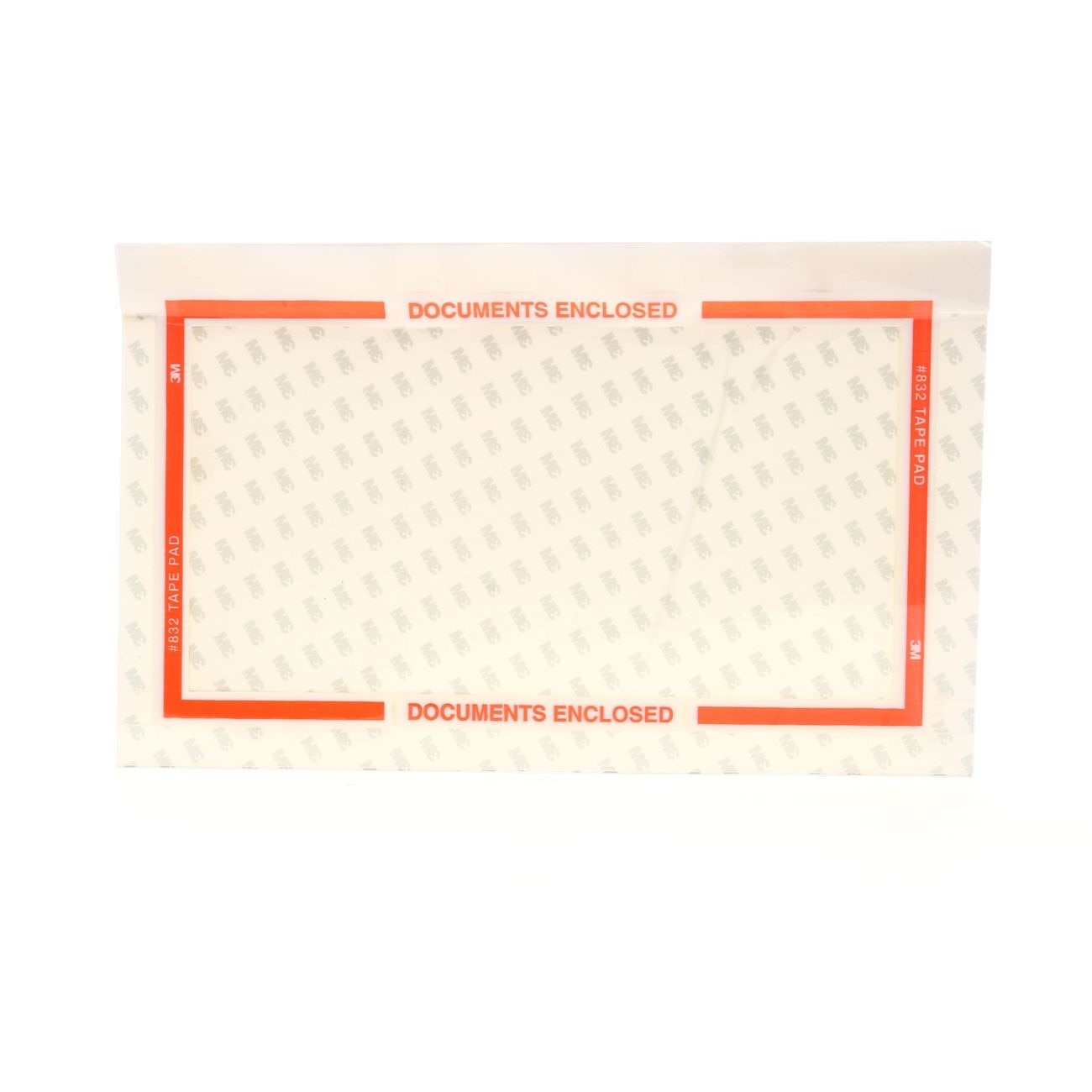 Scotch(R) Pouch Tape Sheets 832 Clear, 6 in x 10 in, 25 sheets per pad 160 pads per case