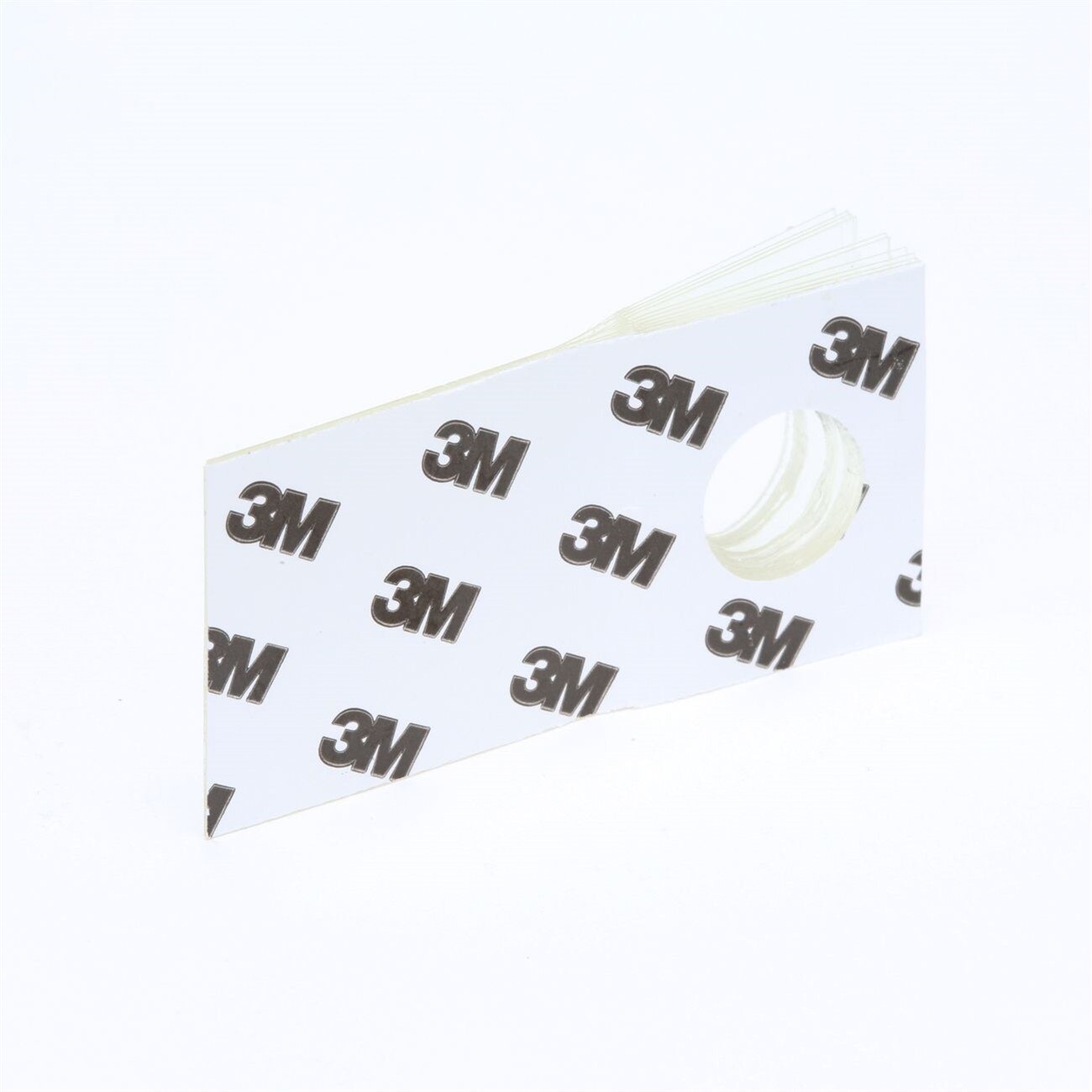 3M(TM) Hang Tab 1074 Clear, 1 in x 2 in, 10 tabs per pad 100 pads per carton 10 cartons per case