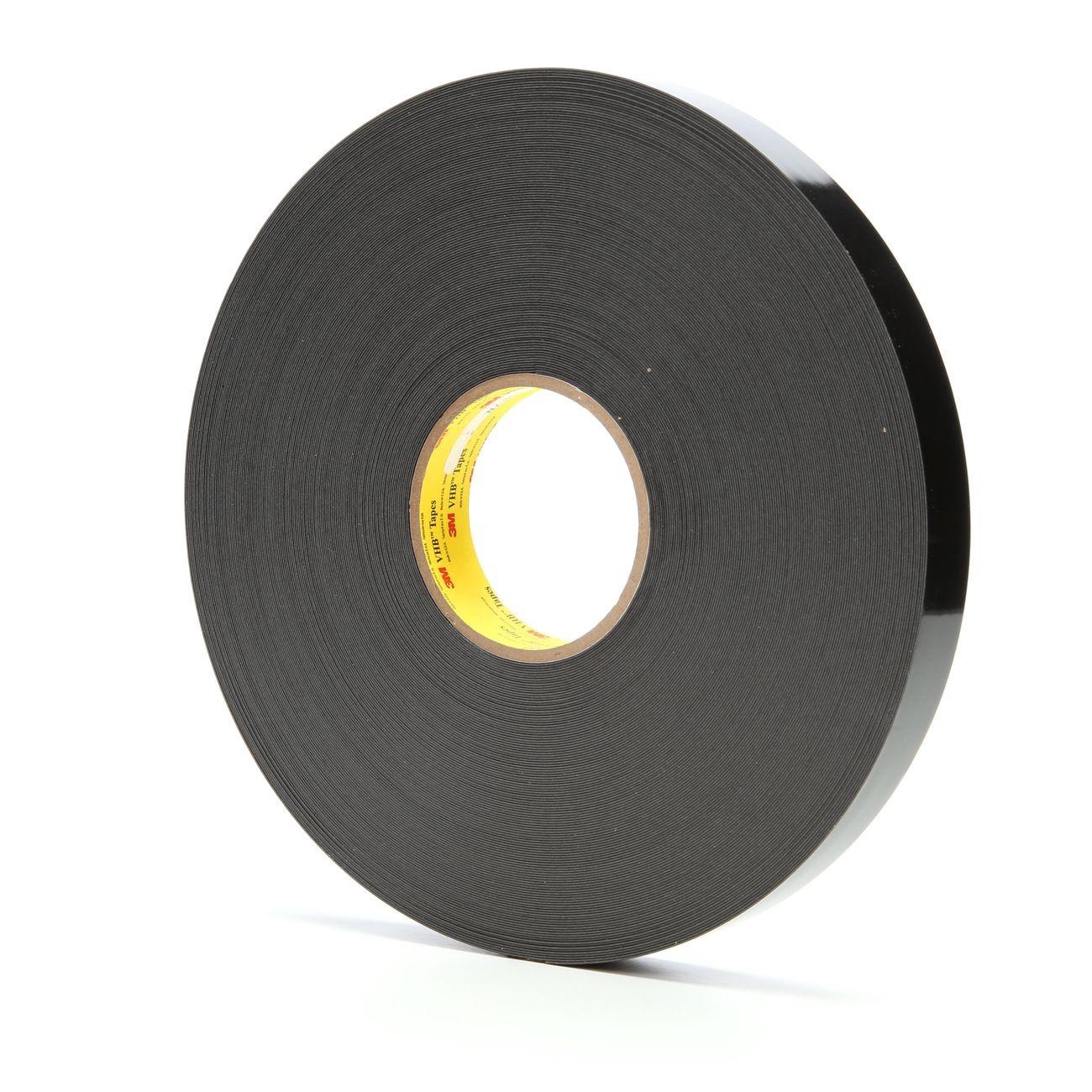 3M VHB Tape 4929 Black, 1 in x 72 yd 25.0 mil, 9 per case