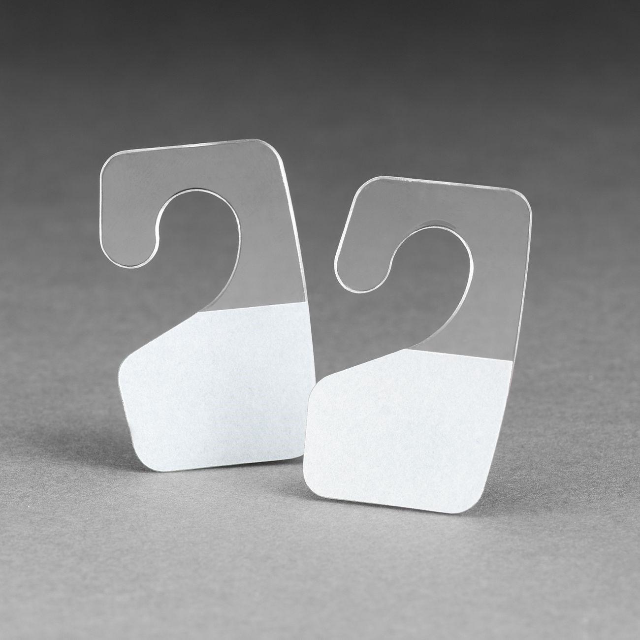 3M(TM) Hang Tab 1072 Clear, 7/8 in x 1-3/8 in, 500 hang tabs per carton 10 cartons per case