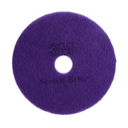 Scotch-Brite Purple Diamond Floor Pad Plus, 27 in, 5/Case