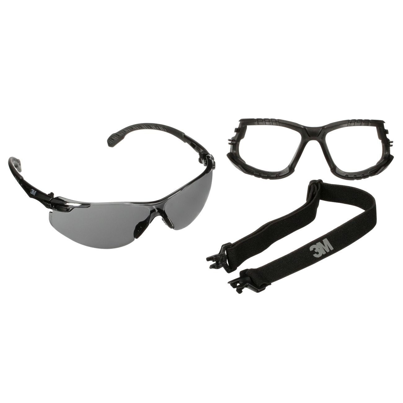 Safety Glasses, Solus™ 1000 Series, Gray, Polycarbonate, 20/CS