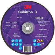 Cut and Grind Wheel, Cubitron 3, 9 Inch Dia, 10 EA/CS
