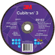 Cut and Grind Wheel, Cubitron 3, 7 Inch Dia, 10 EA/BX