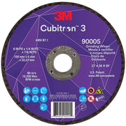 Depressed Center Grinding Wheel, Cubitron 3, 10 EA/BX