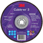 Depressed Center Grinding Wheel, Cubitron 3, 10 EA/CS