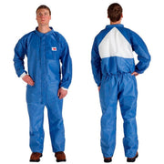 Coverall, 4530CS-BLK-M, Disposable, Medium, SMS Based, 25/CS