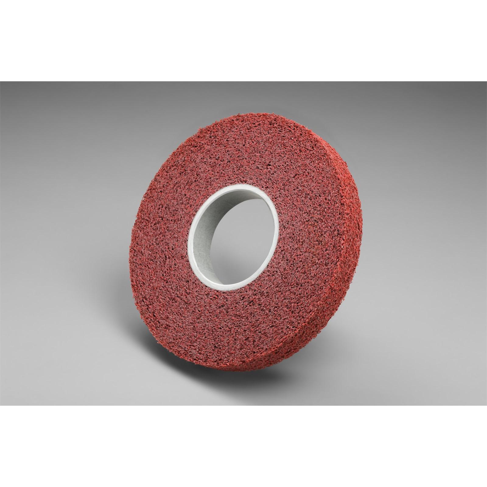 Scotch-Brite(TM) Metal Finishing Wheel, 12 in x 2 in x 5 in 5A MED, 1 per case