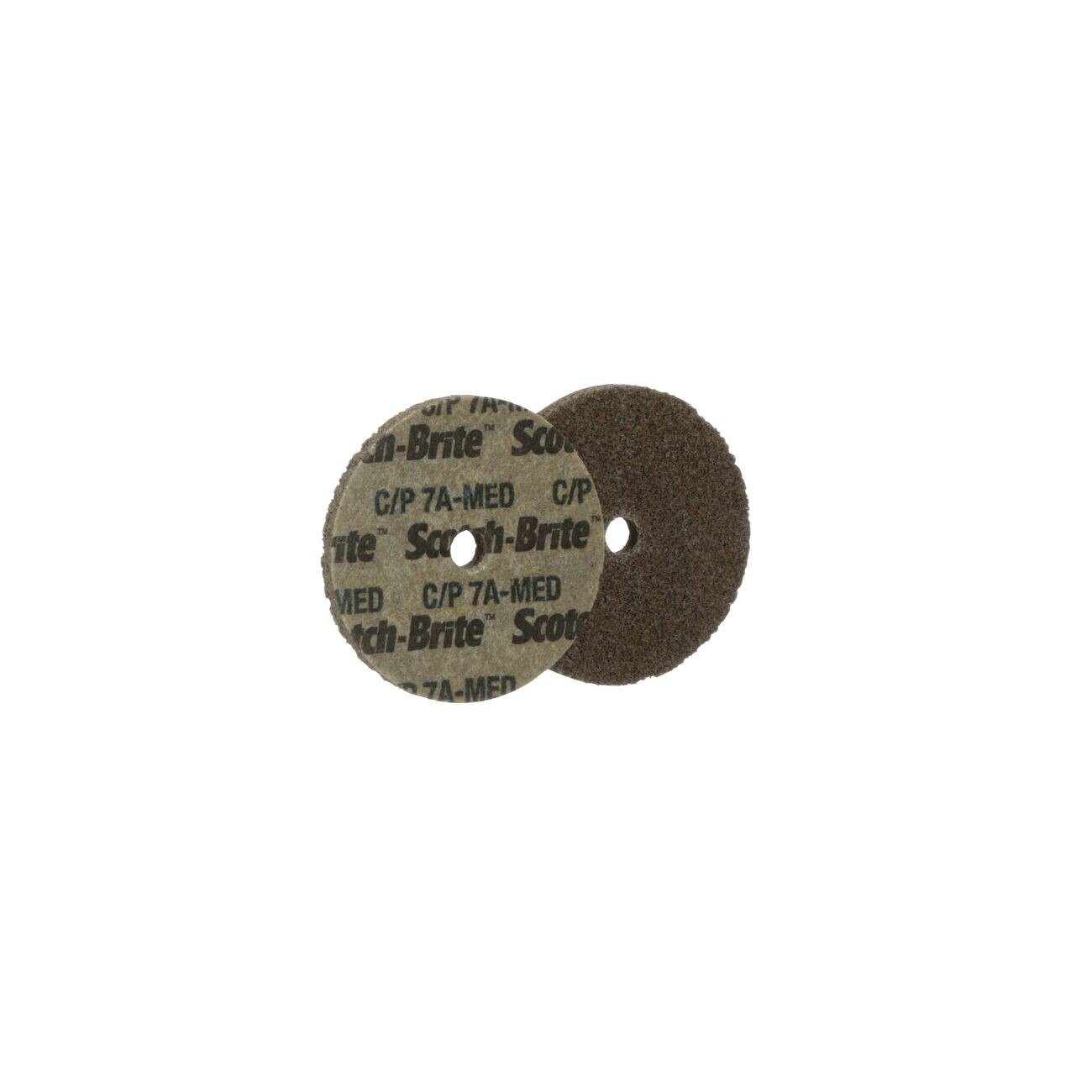 Wheel, Unitized, 3 Inch Dia, AO, 1/4 Inch Arbor, 10/CS