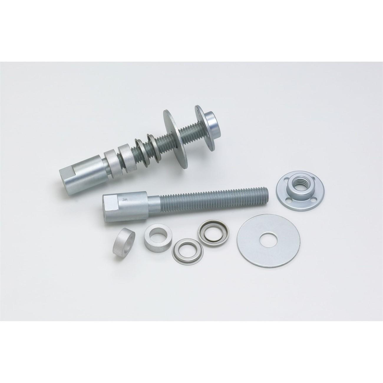 3M Spindle Extender Kit, Model: 300, Thread: 5/8-11 internal thread and 5/8-11 external thread, Type: Use on Scotch-Brite Wheels, Handles: 6  or 8 inch Diameter, Packaging Qty: 1 per case