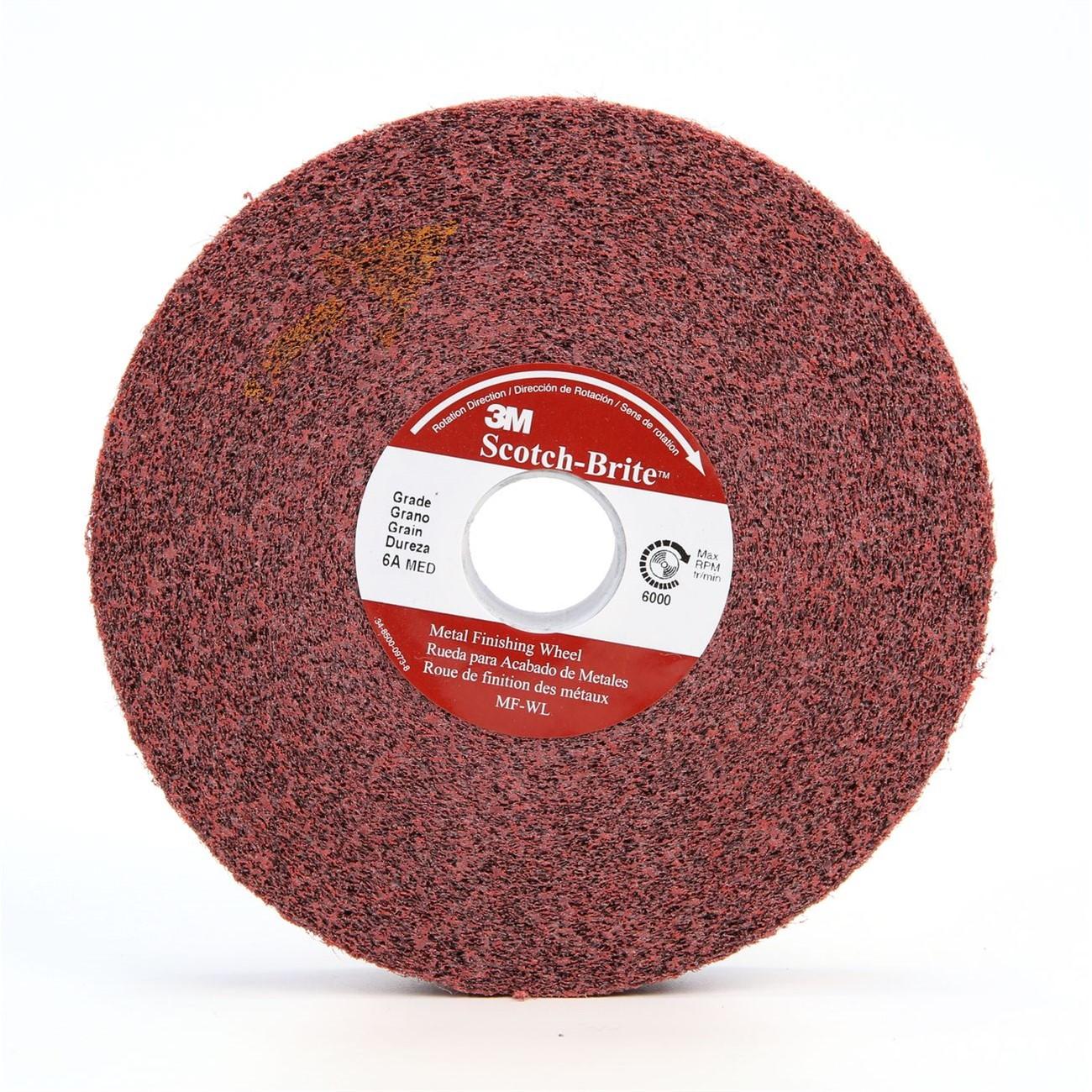 Wheel, MF-WL, Finishing, 12 Inch Dia, AO, 5 Inch Arbor, 1/CS