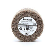 Scotch-Brite Cut and Polish Flap Brush, 3" x 1-3/4" x 1/4" A MED, Packaging Qty: 10 per case