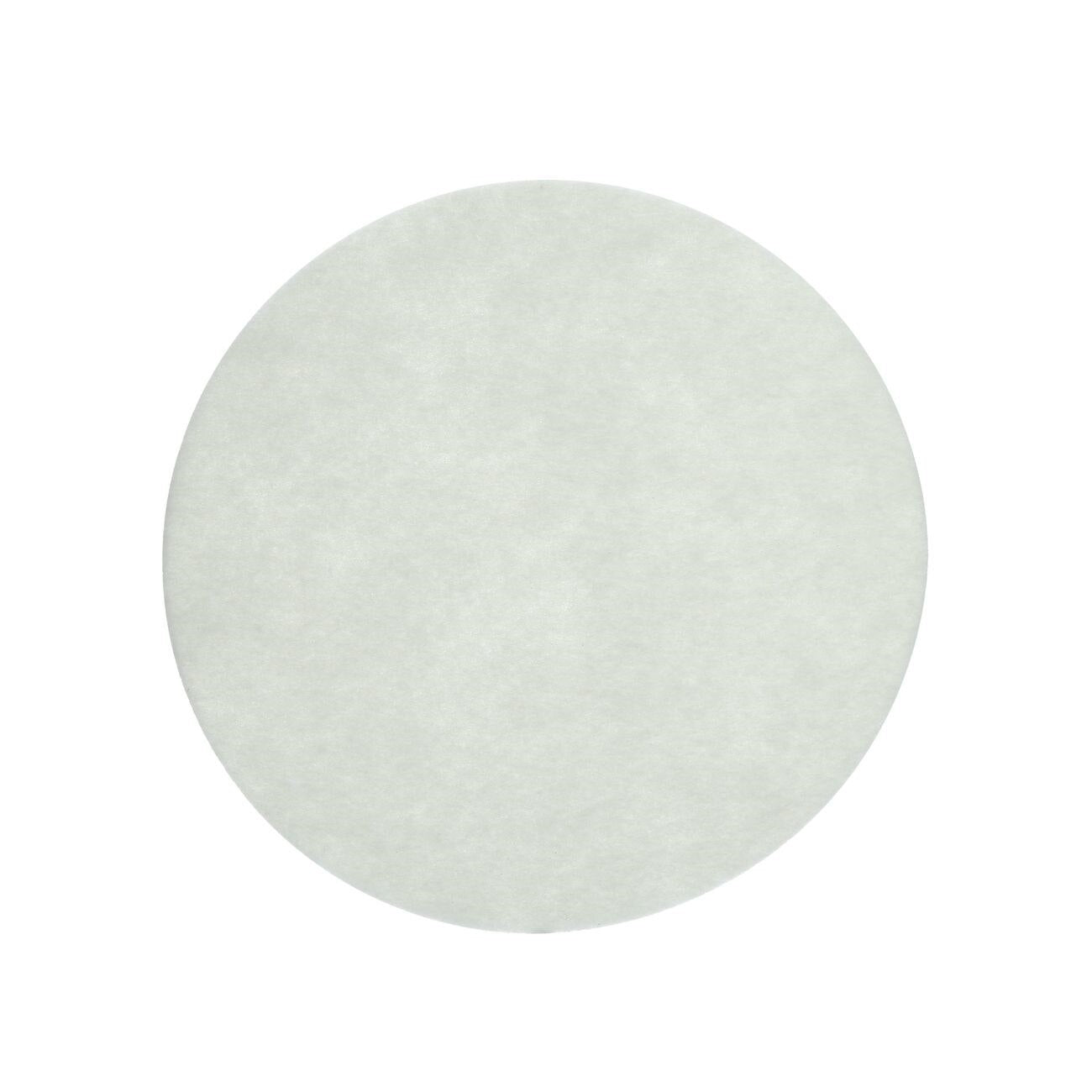 3M(TM) Carpet Bonnet Pad, White, 19 in, 5/case