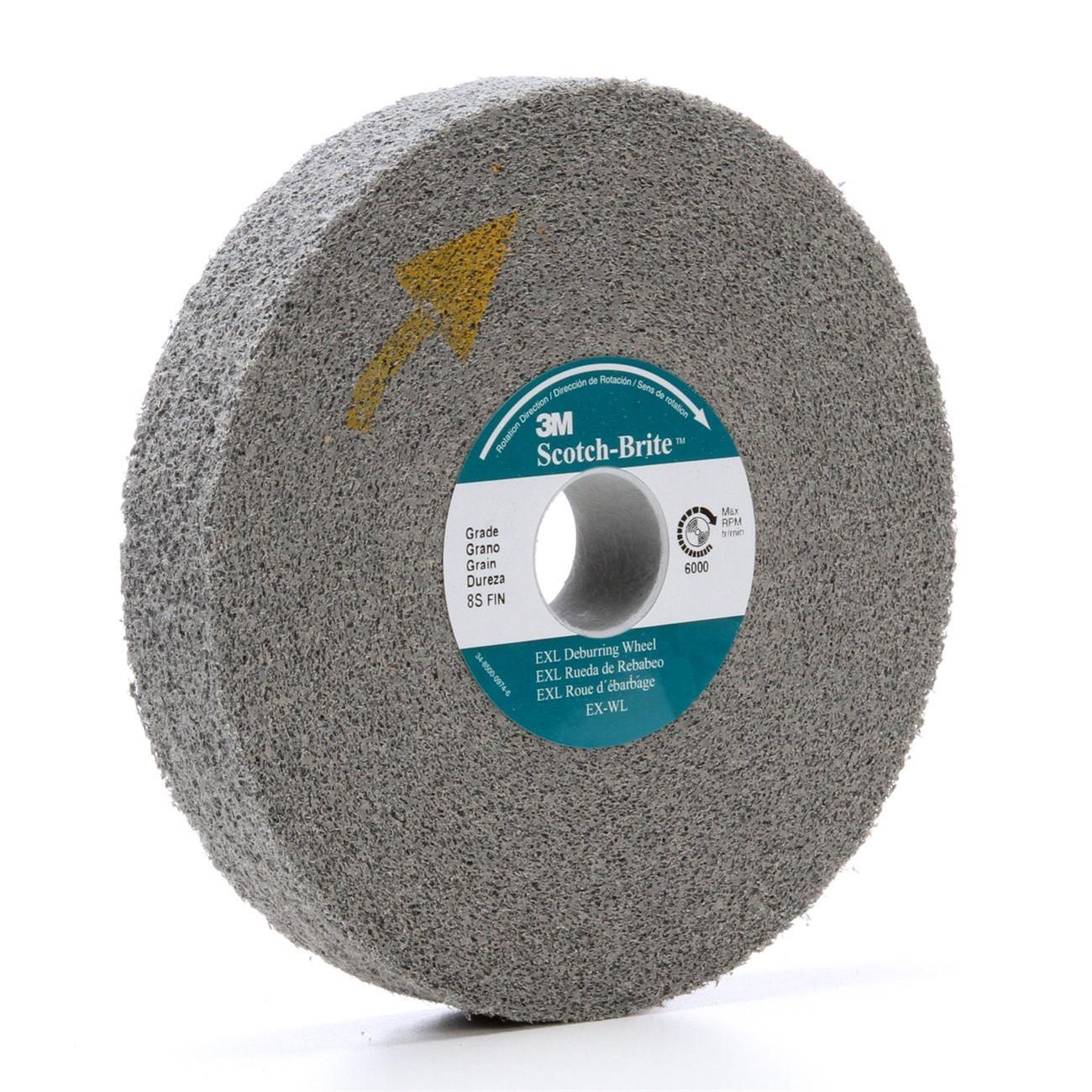 Wheel, XL-WL, Convolute/Deburring, 14 Inch Dia, 8 Inch Arbor, 1/CS