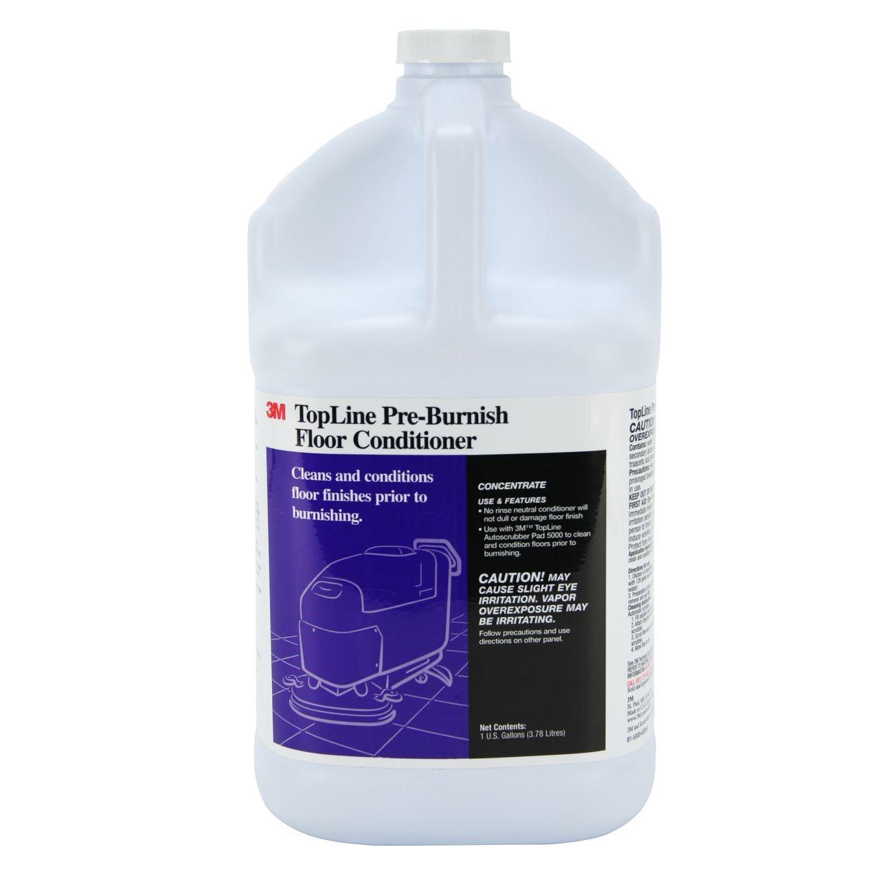 3M(TM) TopLine Pre-Burnish Floor Conditioner, Gallon, 4/case