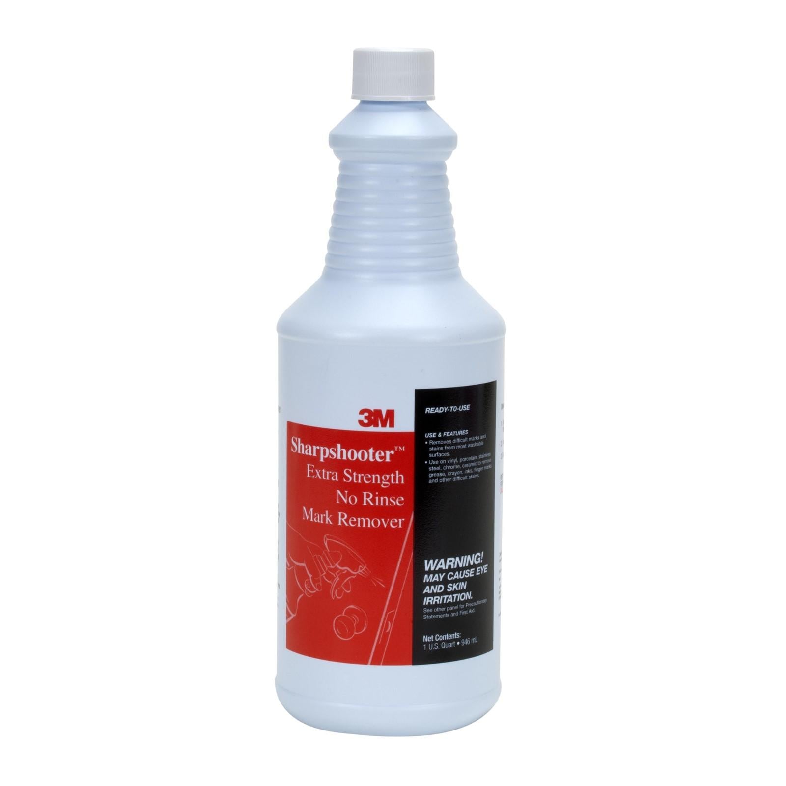 3M(TM) Sharpshooter(TM) Extra Strength No-Rinse Mark Remover, With Trigger Sprayers, Quart, 12/case