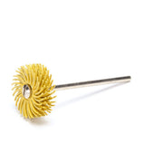 Bristle Disc, 3/4 Inch Dia, P80 Grit, Ceramic, Curved, 192/CS