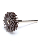 Bristle Disc, 1 Inch Dia, 36 Grit, Ceramic, Curved, 96/CS