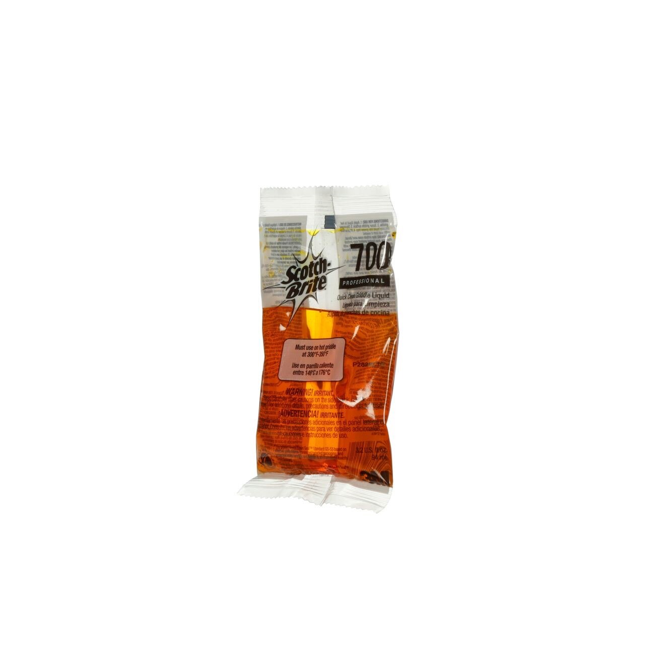 Scotch-Brite(TM) Quick Clean Griddle Liquid 700-40, 3.2 oz Packets, 40/case
