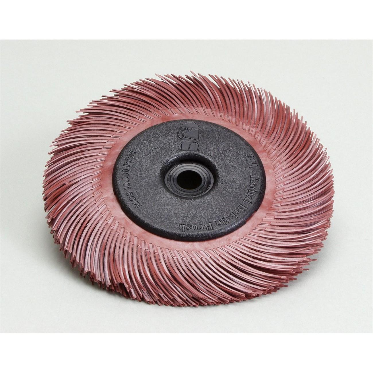 Scotch-Brite™ Radial Bristle Brush Replacement Disc, BB-ZB, 220, Type C, 6 in, Refill, w/o Adaptor, 40/Carton, 80 ea/Case,Minimum Order Quantity: 2 Carton