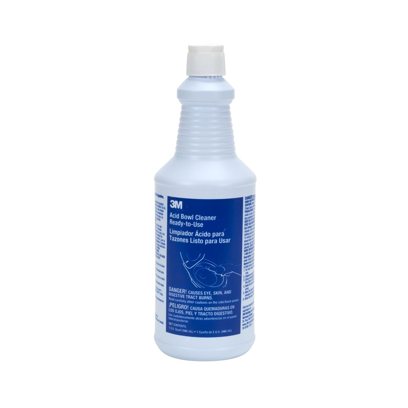 3M(TM) Acid Bowl Cleaner Ready-To-Use, Quart, 12/case