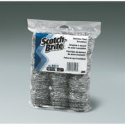 Scotch-Brite(TM) Stainless Steel Scrubber 84CC, 1.75 oz, 12/pack, 6 packs/case