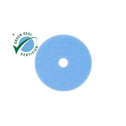 3M(TM) Sky Blue Hi-Performance Burnish Pad 3050, 21 in, 5/case