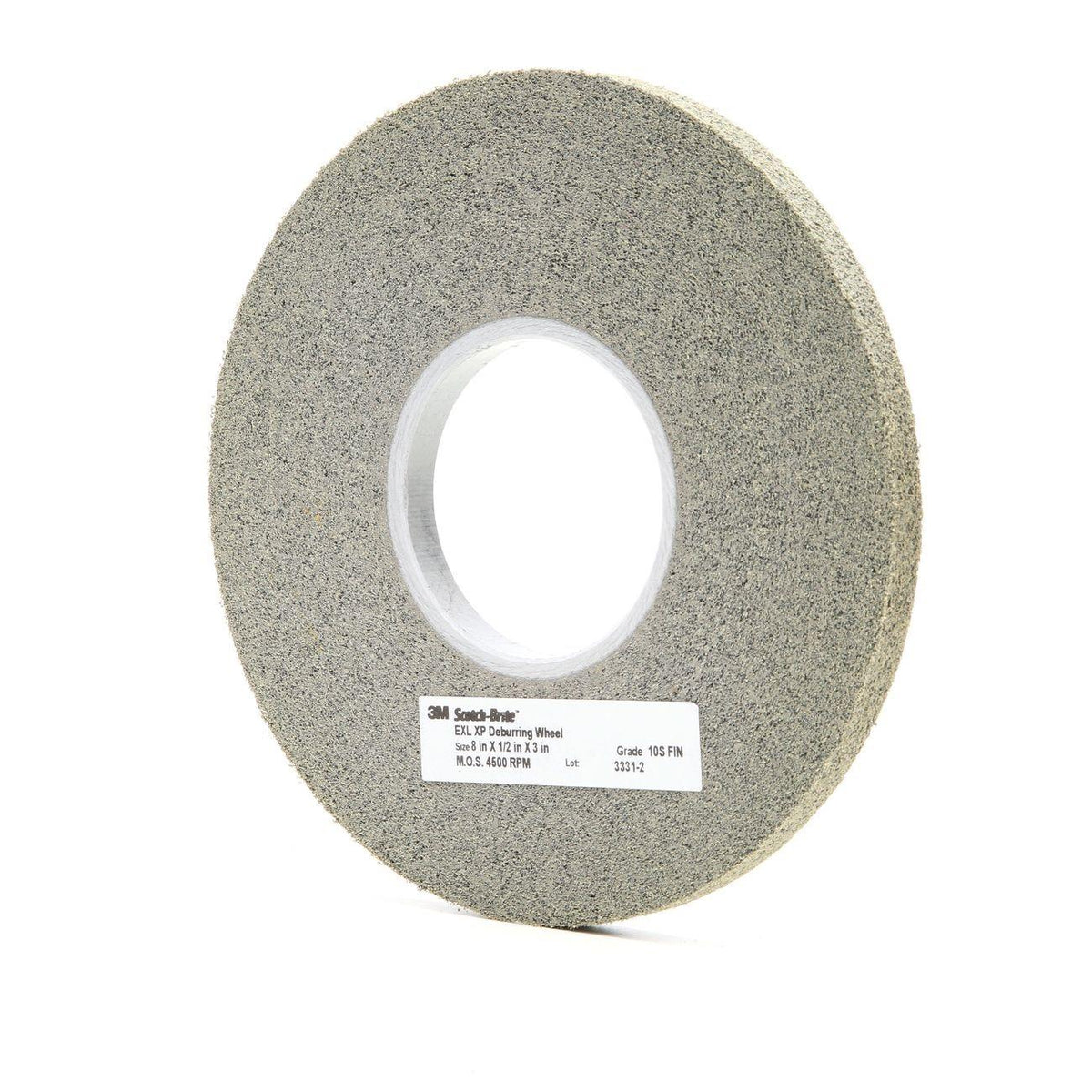 Wheel, XL-WP, Convolute/Deburring, 8 Inch Dia, 3 Inch Arbor, 4/CS