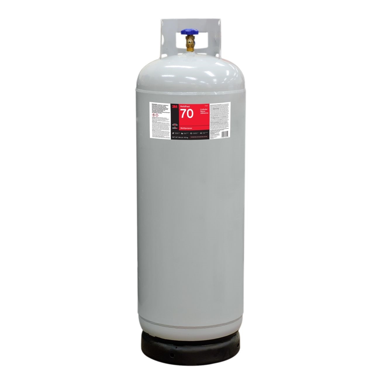 3M(TM) Scotch-Weld(TM) HoldFast 70 Cylinder Spray Adhesive Clear, Intermediate Cylinder (Net Weight 139 Pounds), 1 per case - NOT FOR CONSUMER/RETAIL SALE OR USE