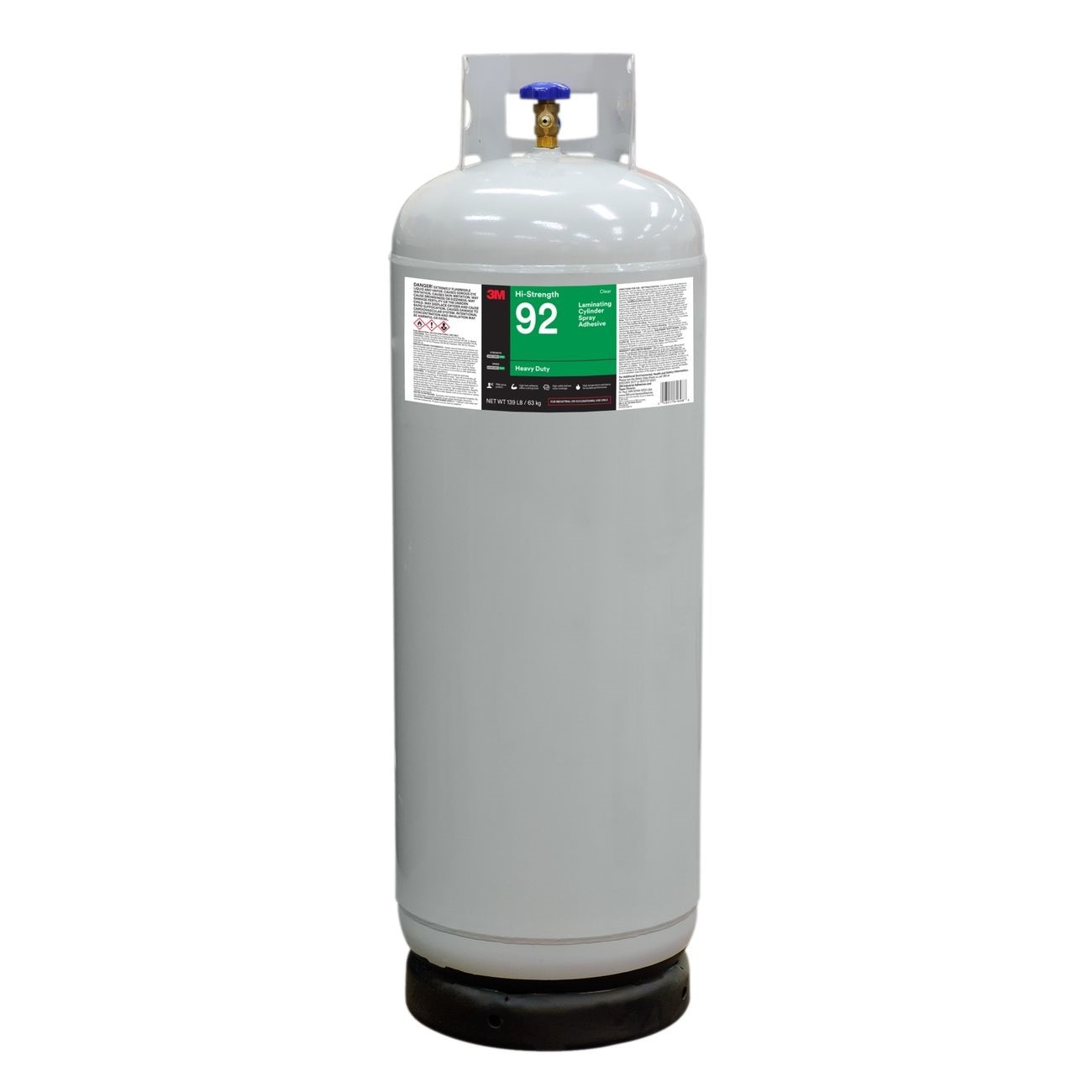 3M(TM) Scotch-Weld(TM) Hi-Strength Laminating 92 Cylinder Spray Adhesive Clear, Intermediate Cylinder (Net Weight 139 Pounds), 1 per case - NOT FOR CONSUMER/RETAIL SALE OR USE