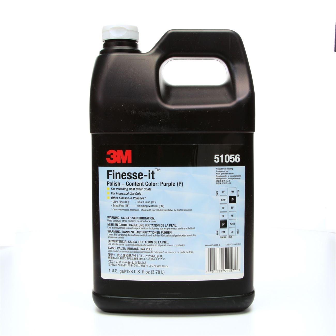 3M(TM) Finesse-it(TM) Polish 61104, Purple, 50 gallons in 55 Gallon Drum, 1 per case