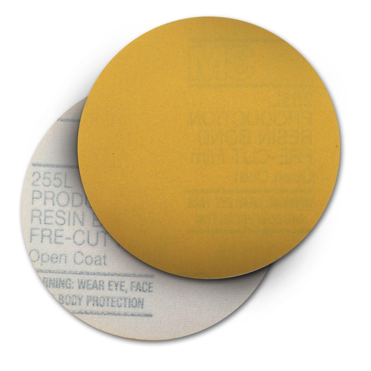 Disc, Hookit™, 255L, Coated, 6 Inch Dia, P80 Grit, AO, 300/CS