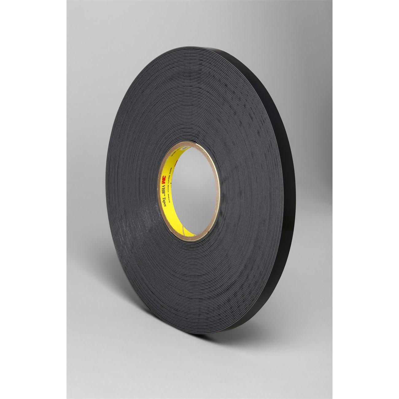 3M(TM) VHB(TM) Tape 4949 Black, 24 in x 72 yd 45.0 mil 1 per case