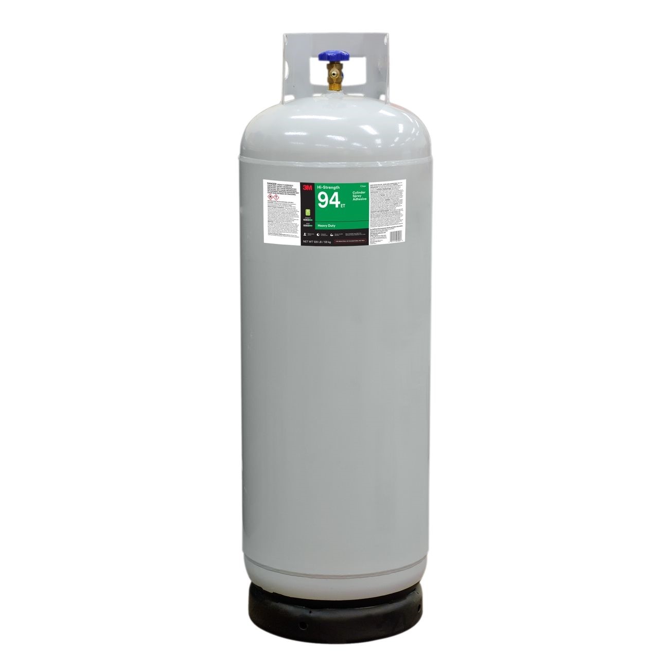 3M(TM) Hi-Strength 94 ET Cylinder Spray Adhesive Clear, Intermediate Cylinder Net Wt 128 lbs, 1 per case