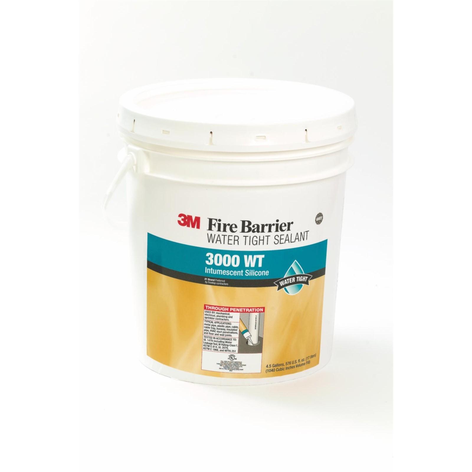 3M(TM) Fire Barrier Water Tight Sealant 3000 WT, 4.5 gallon, Pail, 1/case