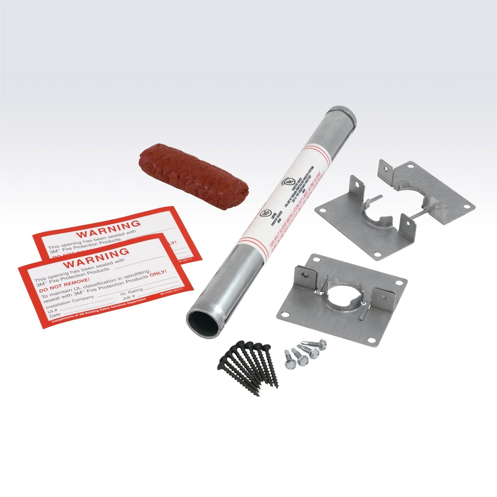 3M(TM) Fire Barrier Putty Sleeve Kit DT 100, 1 in, Round, 1/case