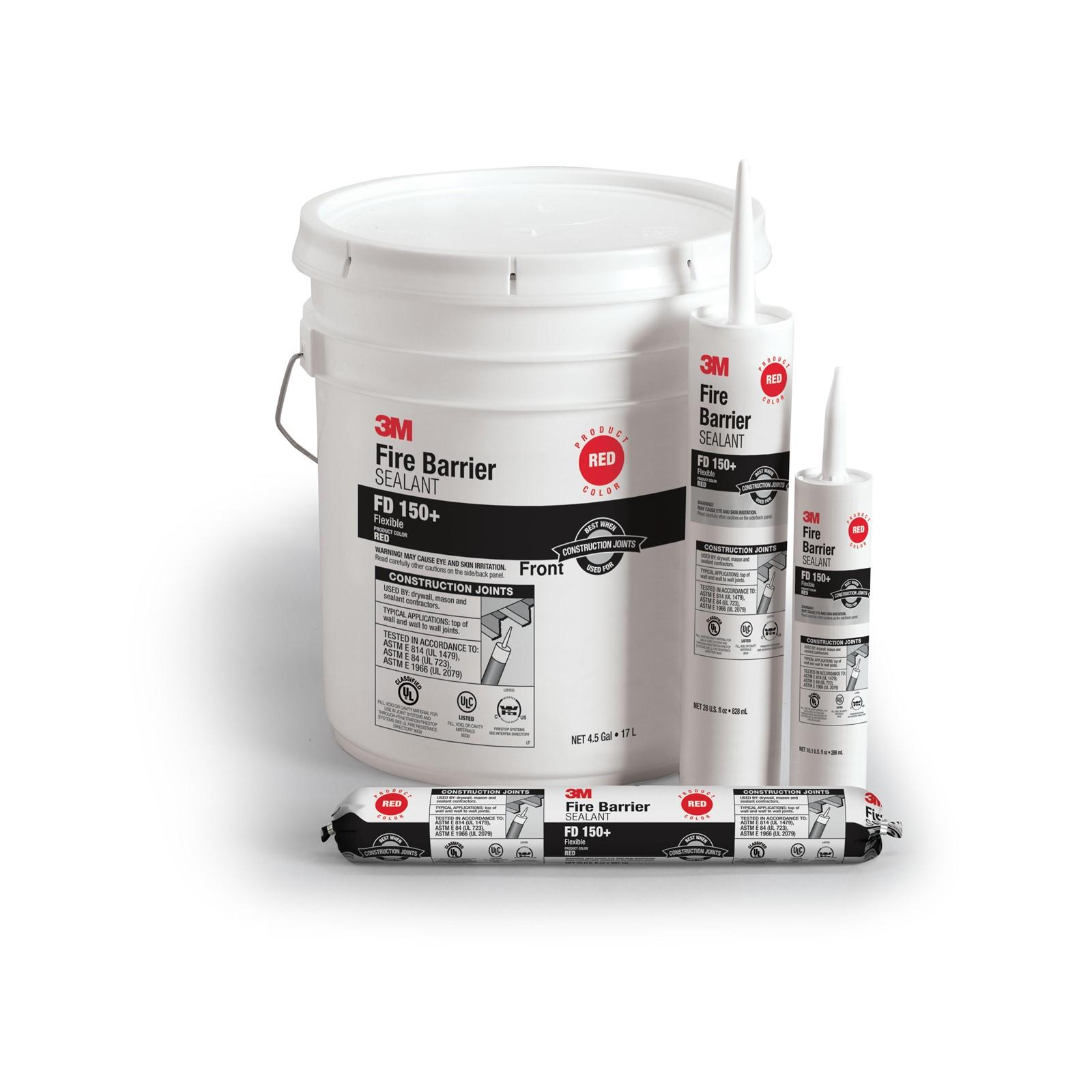 3M(TM) Fire Barrier Sealant FD 150+, Red, 4.5 gallon, Pail, 1/case