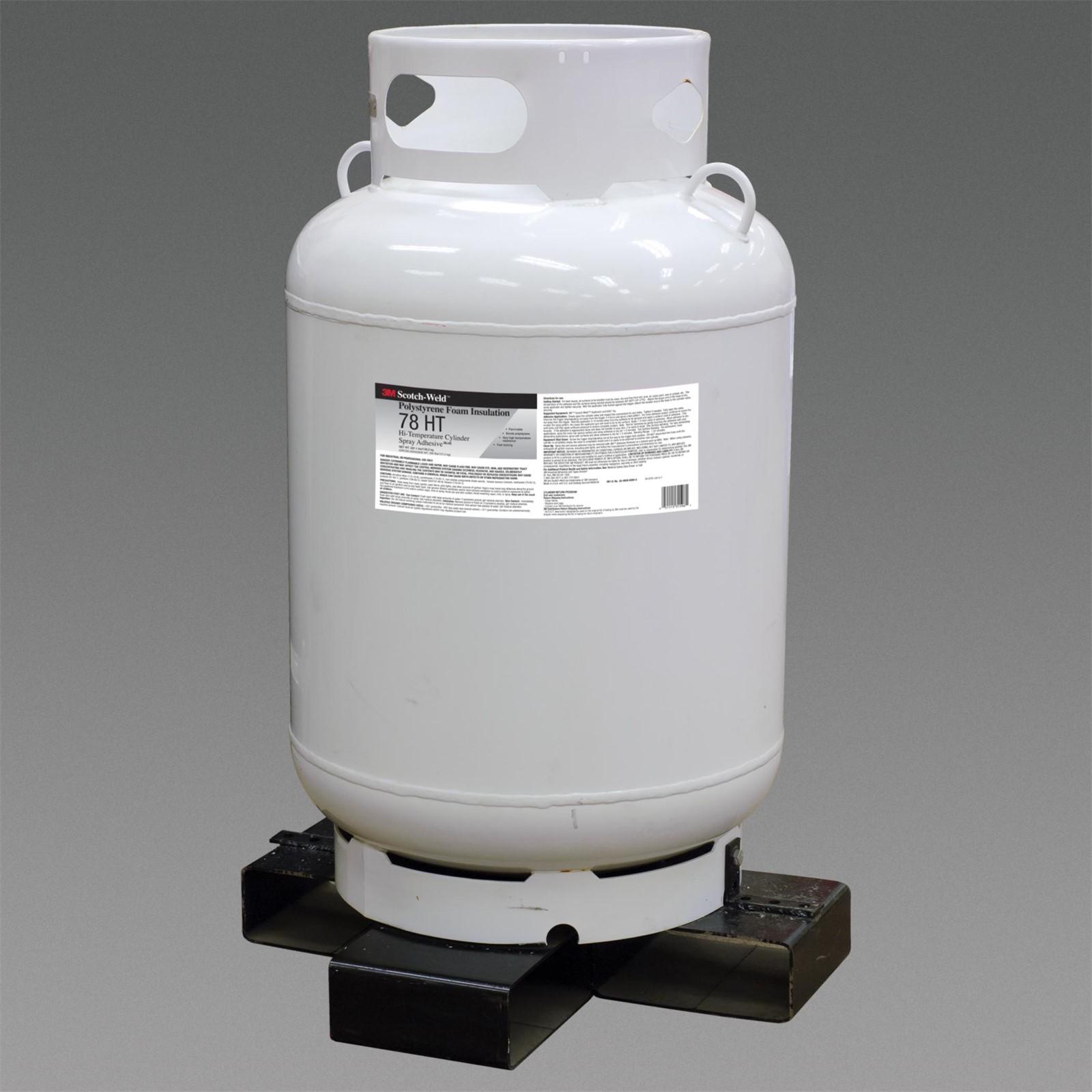 3M(TM) Scotch-Weld(TM) Hi-Temperature Polystyrene Foam Insulation 78 HT Cylinder Spray Adhesive Blue, Jumbo Cylinder (Net Wt. 287.1 lbs), 1 per case - NOT FOR CONSUMER/RETAIL SALE OR USE