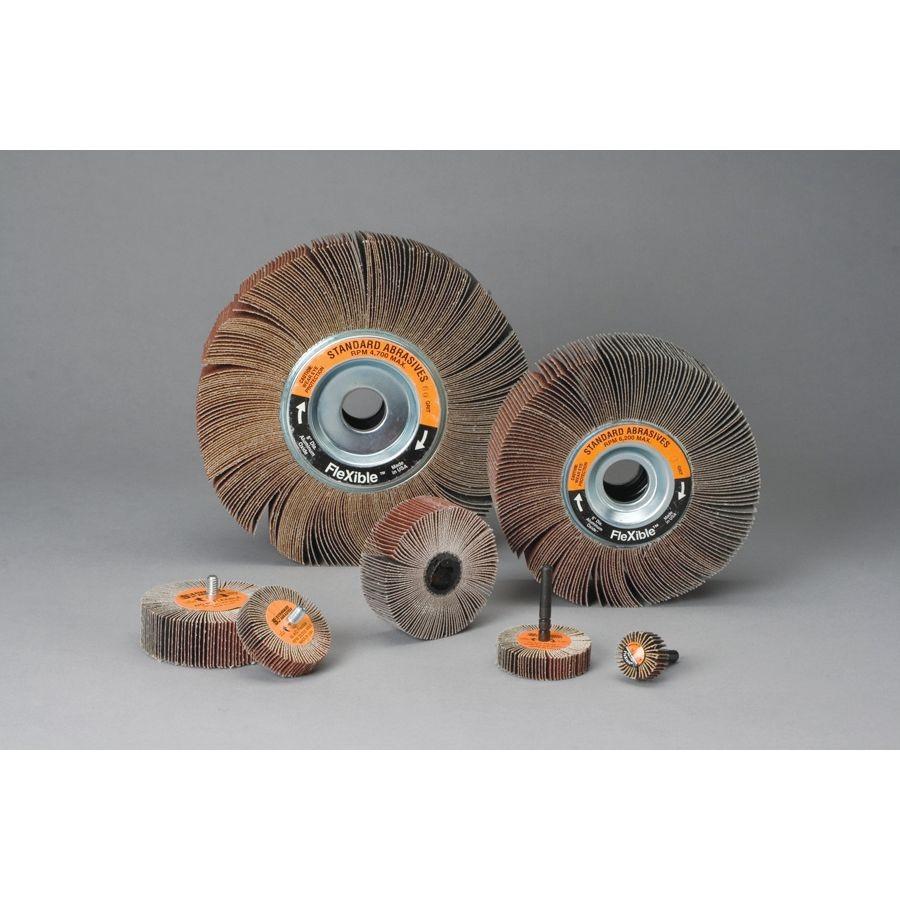 Wheel, Flap, Flexible, 6 Inch Dia, AO, 80 Grit, 1/CS