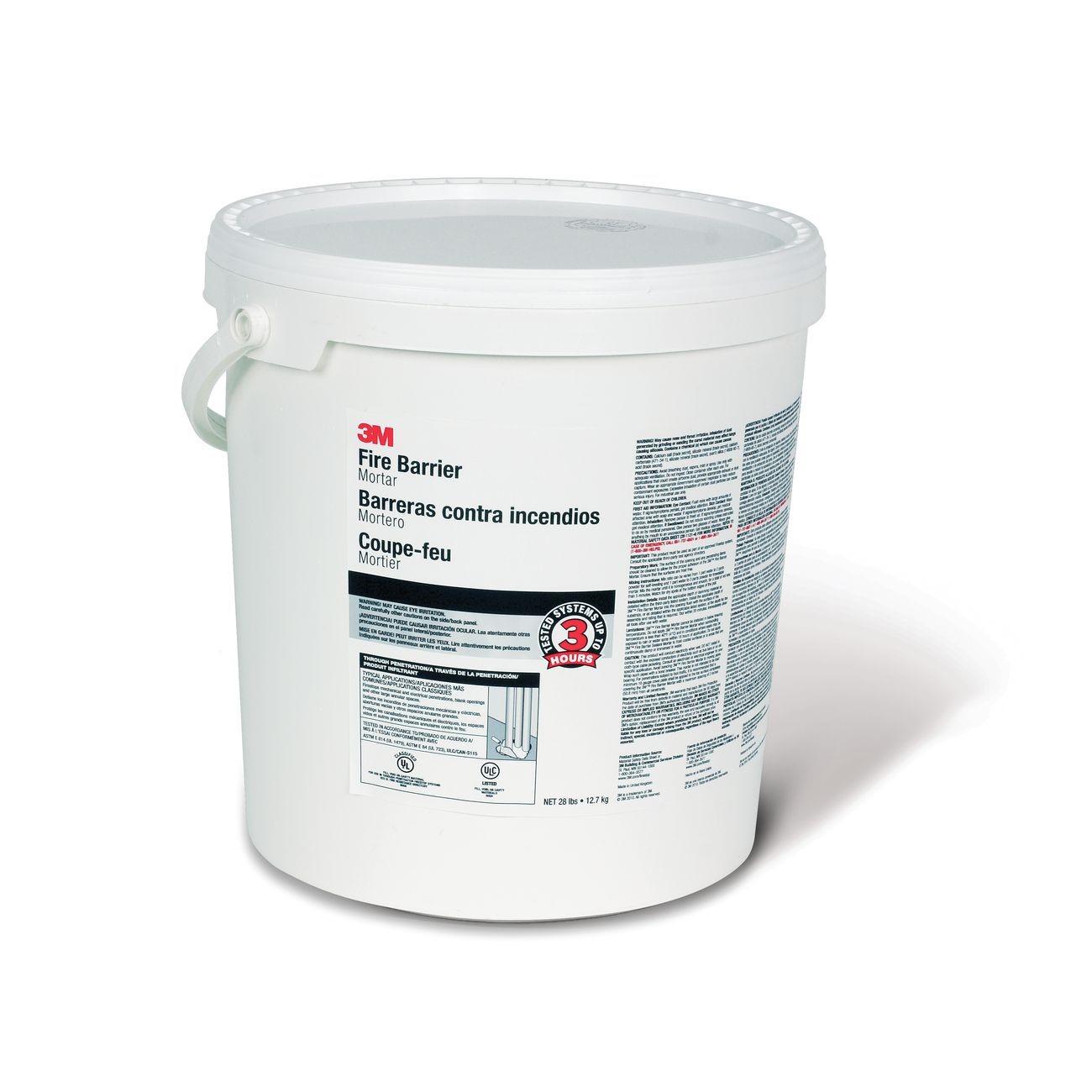 3M(TM) Fire Barrier Mortar, 5 gallon, Pail, 1/case