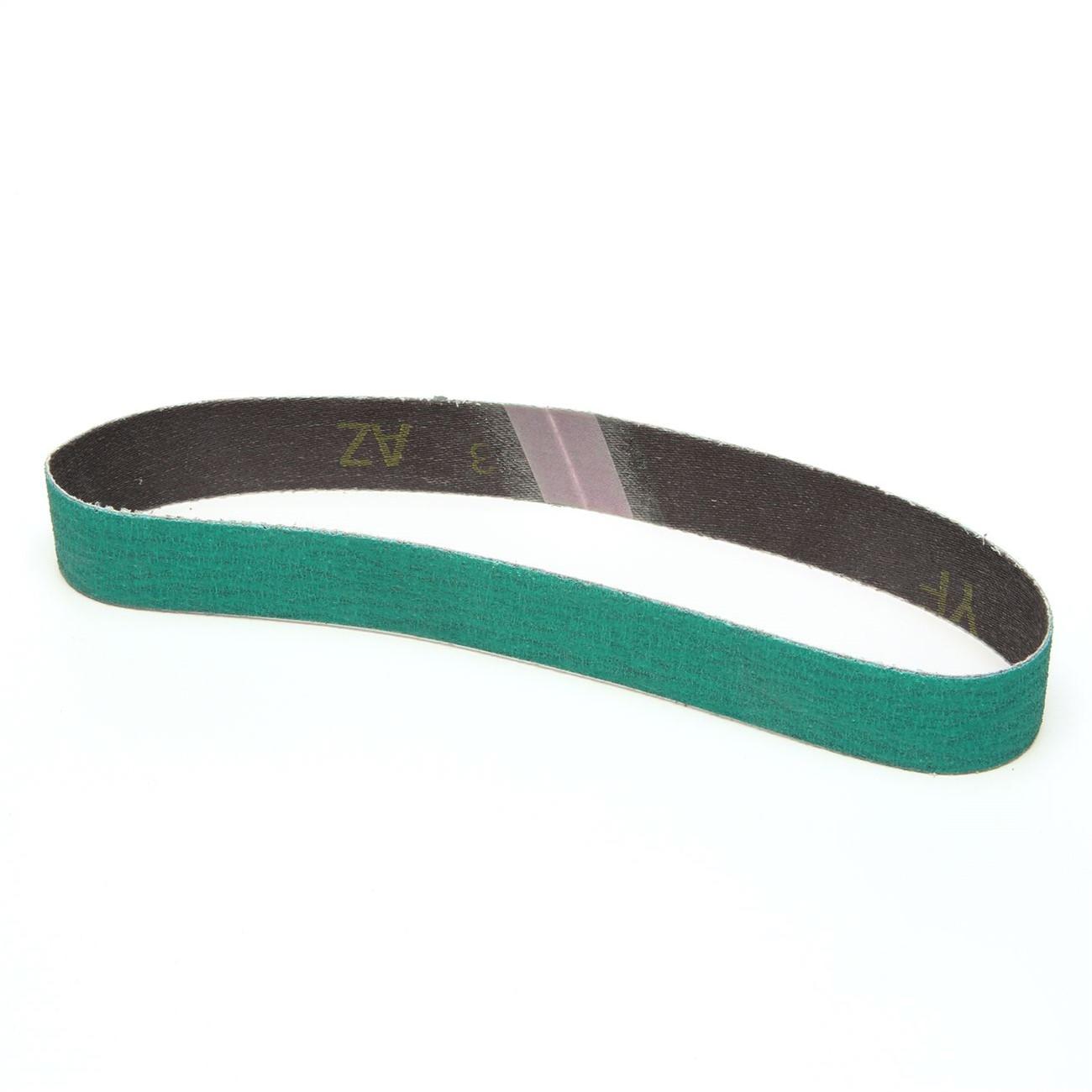 Belt, 577F, Coated, 24 Inch L, 1/2 Inch W, 40 Grit, Green, 200/CS