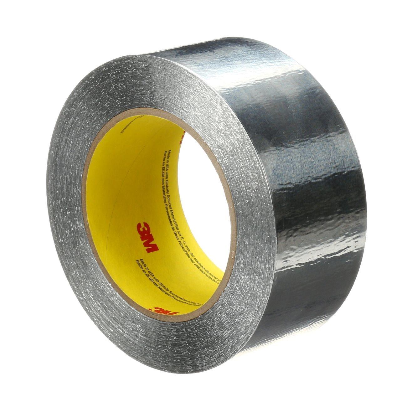 Foil Tape, 425, Silver, 3 Inch W, 60 yd L, Acrylic, 4.6 mil, 12 RL/CS