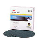 3M(TM) Green Corps(TM) Hookit(TM) Regalite(TM) Disc, 00513, 6 in, 60E, 25 discs per box, 5 boxes per case