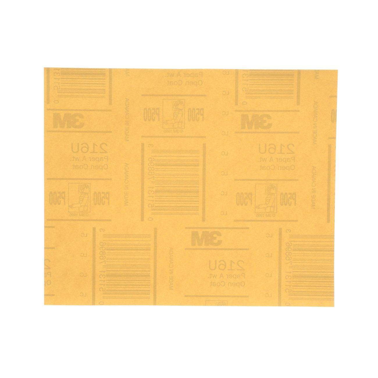 3M(TM) Production(TM) Resinite(TM) Gold Sheet, 02538, 9 in x 11 in, P500A, 50 sheets per sleeve, 5 sleeves per case