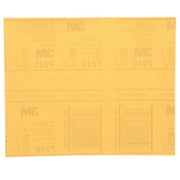 3M Production Resinite Gold Sheet, 02543, Size: 9"  x 11", Grit: P240A, Mineral: Aluminum Oxide, Package Qty: 50 sheets per sleeve, 5 sleeves per case