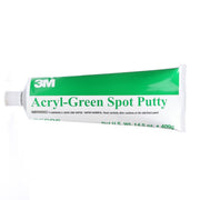 3M Acryl-Green Spot Putty, Size: 14.5 oz tube, Color: Green, Packaging Qty: 12 per case