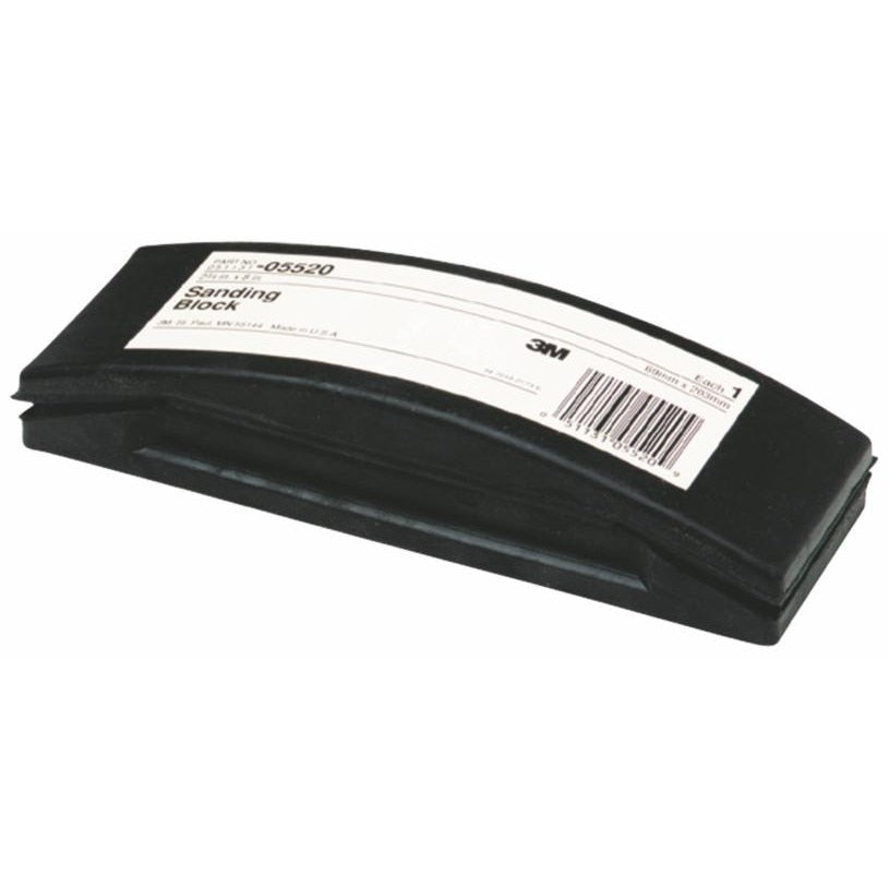 3M(TM) Sanding Block, Rubber, 05520, 2-3/4 in x 8 in, 10 per case
